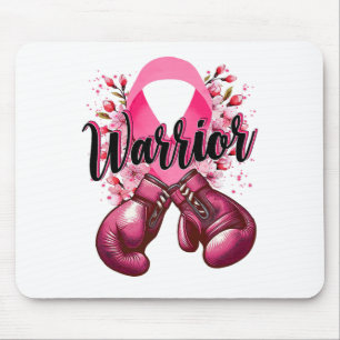 Warrior Boxing Gloves Pink Ribbon Breast Cancer Aw Mouse Mat