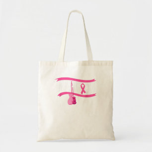 Warrior Breast Cancer Awareness Tote Bag
