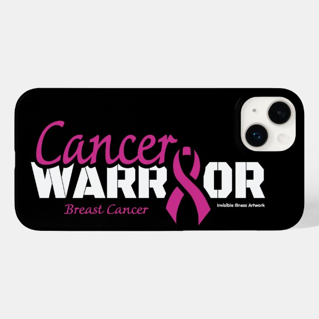 Warrior...Breast Cancer Case-Mate iPhone Case (Back (Horizontal))