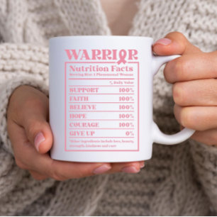 Warrior Breast Cancer Coffee Mug
