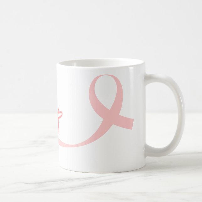 Warrior Breast Cancer Mug (Right)