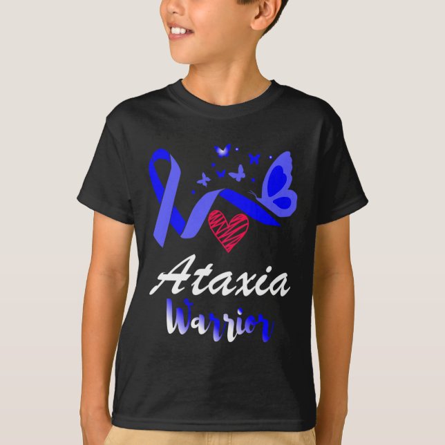 Warrior Butterfly Awareness Support  T-Shirt (Front)