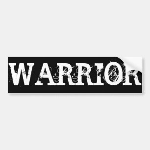Warrior Cancer Bumper Sticker
