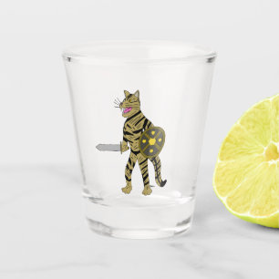 Warrior Cat Shot Glass