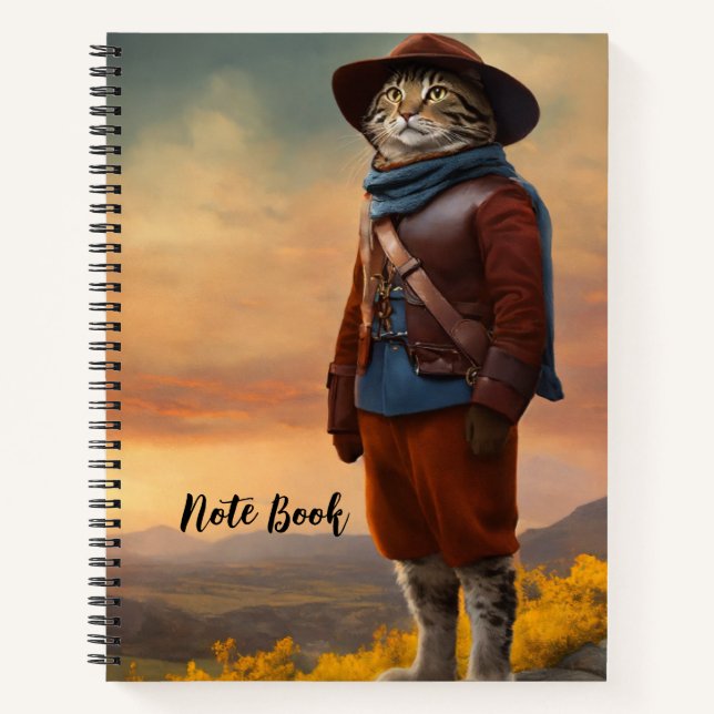 Warrior Cat Spiral Notebook (Front)