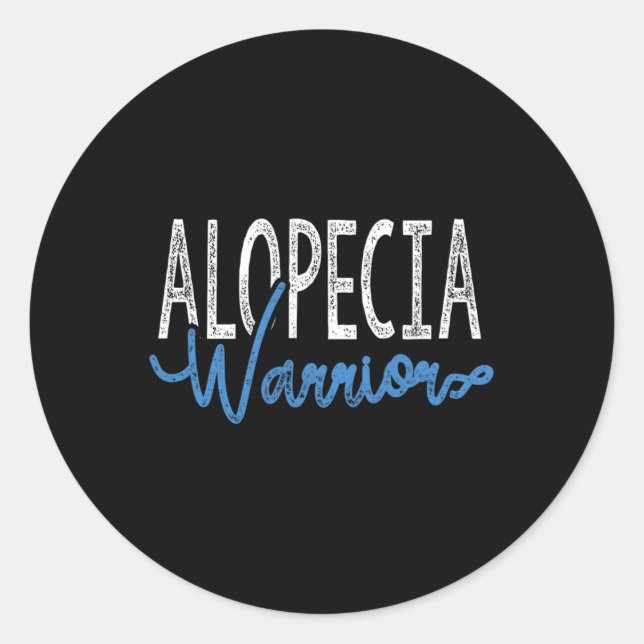 Warrior  classic round sticker (Front)