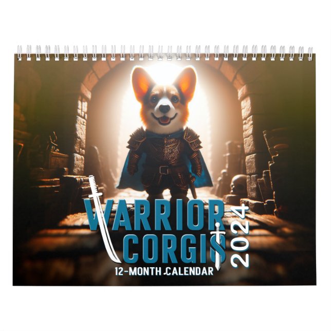 Warrior Corgis Calendar (Cover)