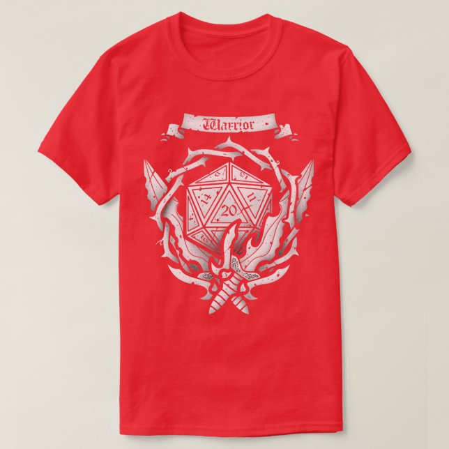 Warrior Crest  T-Shirt (Design Front)