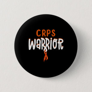 Warrior Crps Awareness Month Orange Ribbon 6 Cm Round Badge