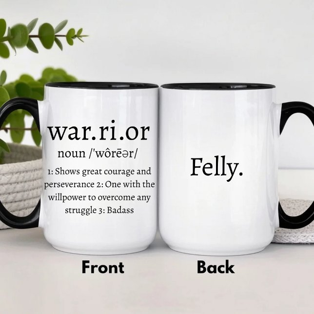 Warrior Definition Coffee Mug (Creator Uploaded)
