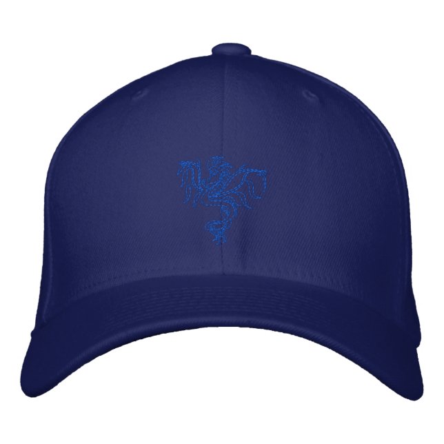 Warrior Dragon Embroidered Hat (Front)