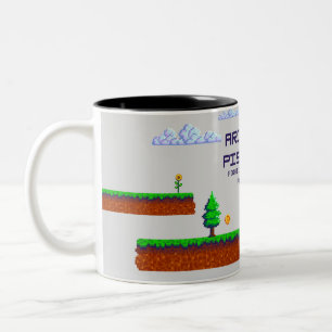 Warrior Dreamer - Aries Sun, Pisces Moon Zodiac Mu Two-Tone Coffee Mug