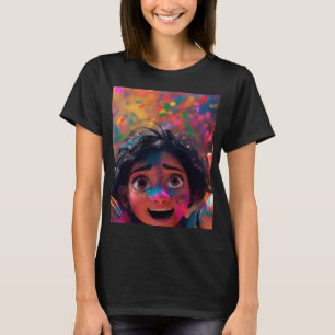 Warrior Face Art T-Shirt Tribal Warrior Graphic