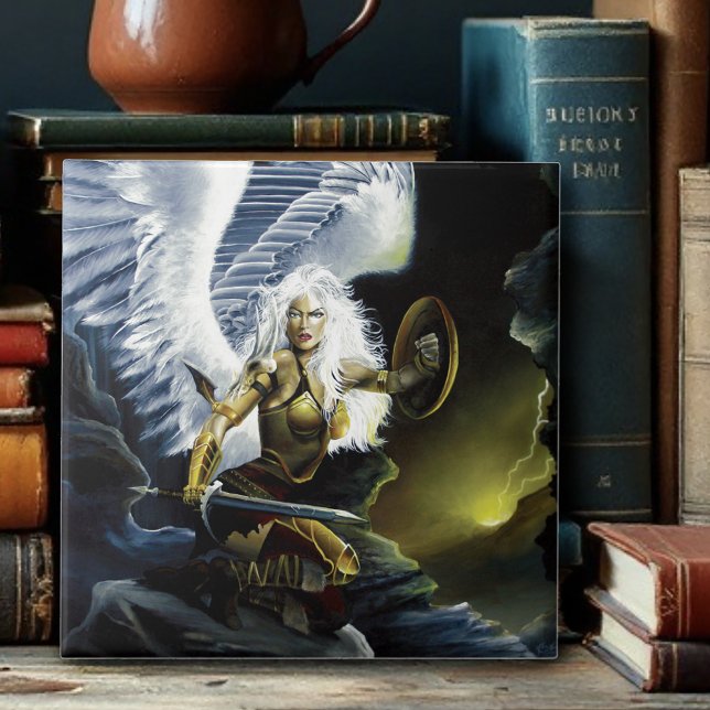 Warrior Fantasy Angel Sword Tile (Creator Uploaded)
