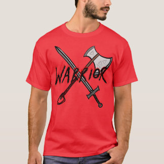 Warrior Fantasy RPG class badge T-Shirt