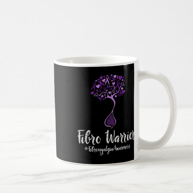 Warrior - Fibromyalgia Support And Awareness  Coffee Mug (Right)