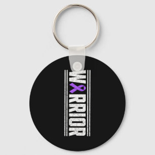 Warrior fighter survivor lupus awareness sle key ring