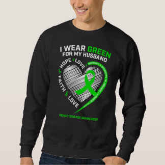 Warrior Fighter Women Wife Husband Kidney Disease Sweatshirt