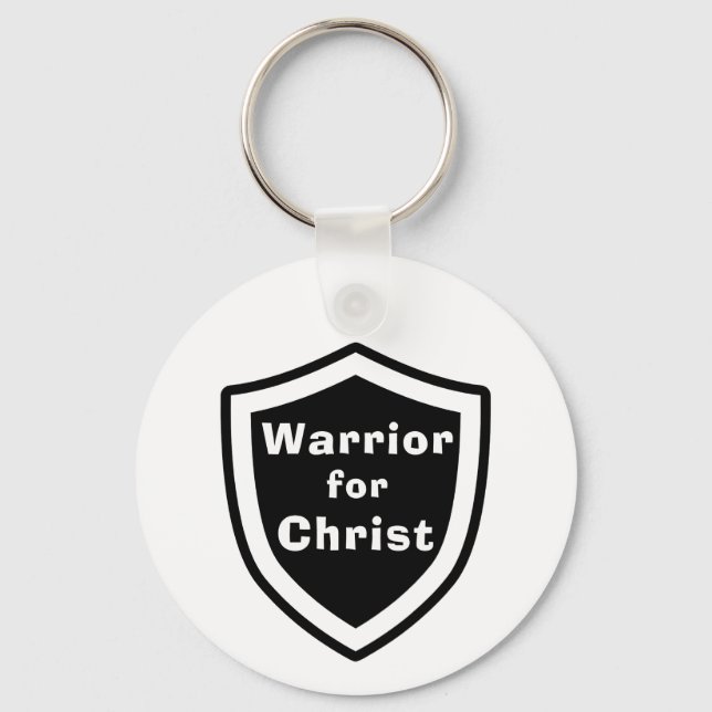 Warrior for Christ Keychain (Front)