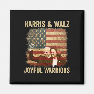 Warrior For Kamala Harris Tim Walz 2024 1 Magnet