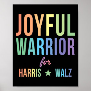 Warrior For Kamala Harris Tim Walz 2024 2  Poster