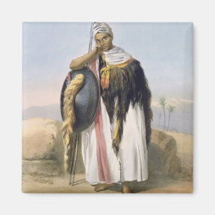 Warrior from Amhara, Ethiopia, illustration from ' Magnet