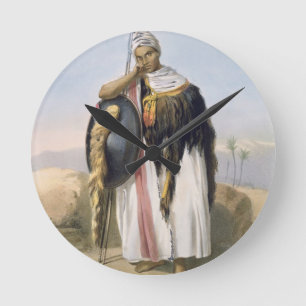 Warrior from Amhara, Ethiopia, illustration from ' Round Clock