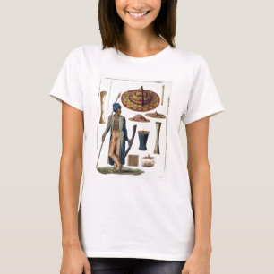 Warrior from Island of Guebe with items of Native T-Shirt