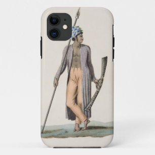 Warrior from the Island of Guebe, from 'Voyage aut iPhone 11 Case