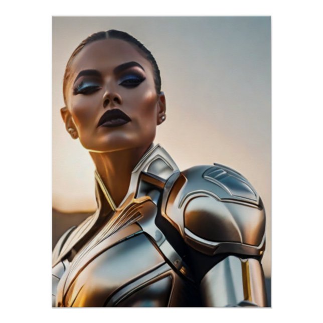 Warrior Girl of the Future Poster (Front)