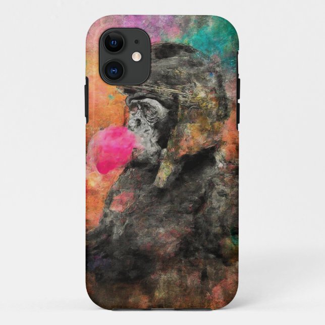Warrior Gorilla Bubblegum Mobile Case (Back)