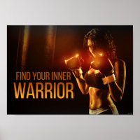 Warrior Gym Boxing Training Female Fighter Body
