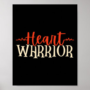 Warrior - Heart Awareness Outfit Heart Warrior Gif Poster