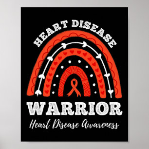 Warrior Heart Disease Awareness Poster