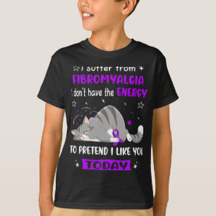 Warrior I Suffer From Fibromyalgia T-Shirt