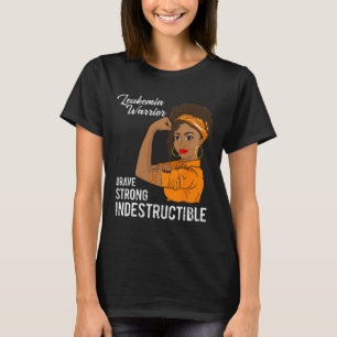 Warrior Indestructible Cancer Survivor Awareness T-Shirt