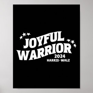 Warrior Kamala Harris Tim Walz Waltz 2024 2 Poster