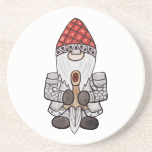 Warrior Knight Gnome Coaster