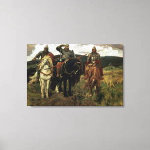 Warrior Knights, 1881-98 Canvas Print