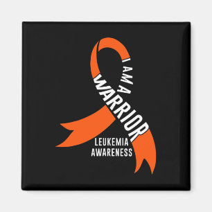 Warrior Leukaemia Awareness Blood Cancer Chemother Magnet