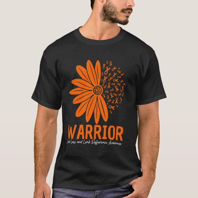 Warrior Limb Loss & Limb Difference Awareness Flow T-Shirt (Front)
