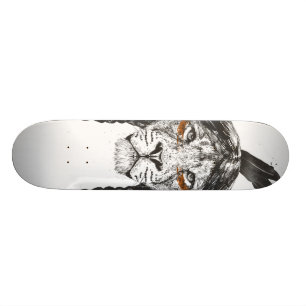 Warrior lion skateboard