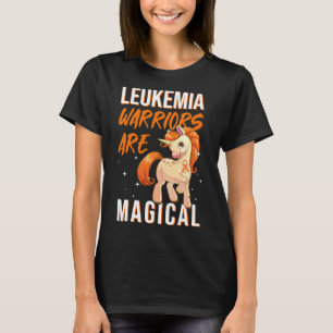 Warrior Magical Unicorn Orange Ribbon Haematologis T-Shirt