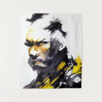 Warrior Man Wild Nature Free Spirit Art Painting