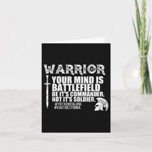 Warrior- Mental Health Awareness Month Card