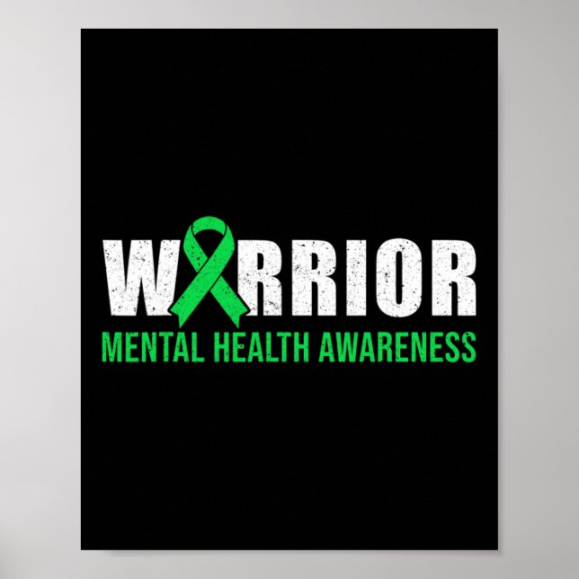 Warrior - Mental Health Awareness Month  Poster (Front)