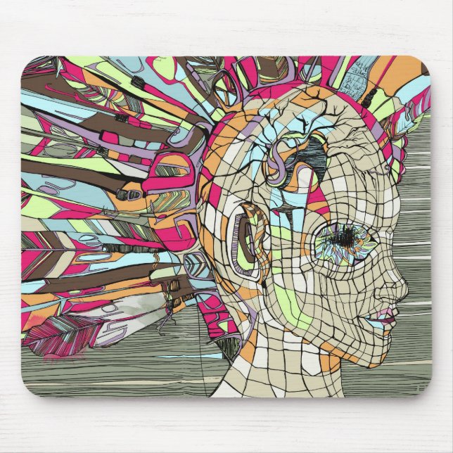 Warrior Mouse Mat (Front)