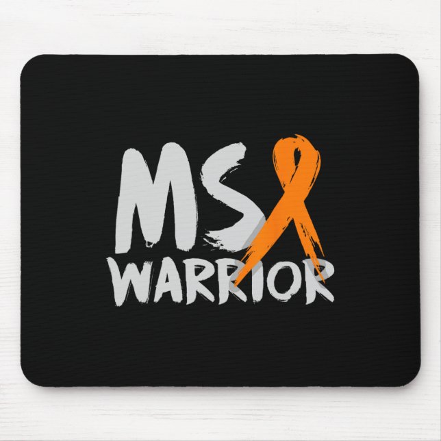 Warrior Multiple Sclerosis Awareness Month  Mouse Mat (Front)