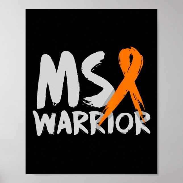 Warrior Multiple Sclerosis Awareness Month  Poster (Front)