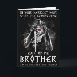 Warrior Of God Call On Me Bother Fight Knight Temp Card<br><div class="desc">Warrior Of God Call On Me Bother Fight Knight Templar</div>